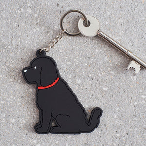Dog Lover Gifts available at Dog Krazy Gifts – Adorable Black Cockerpoo Keyring - part of the Sweet William range available from Dog Krazy Gifts