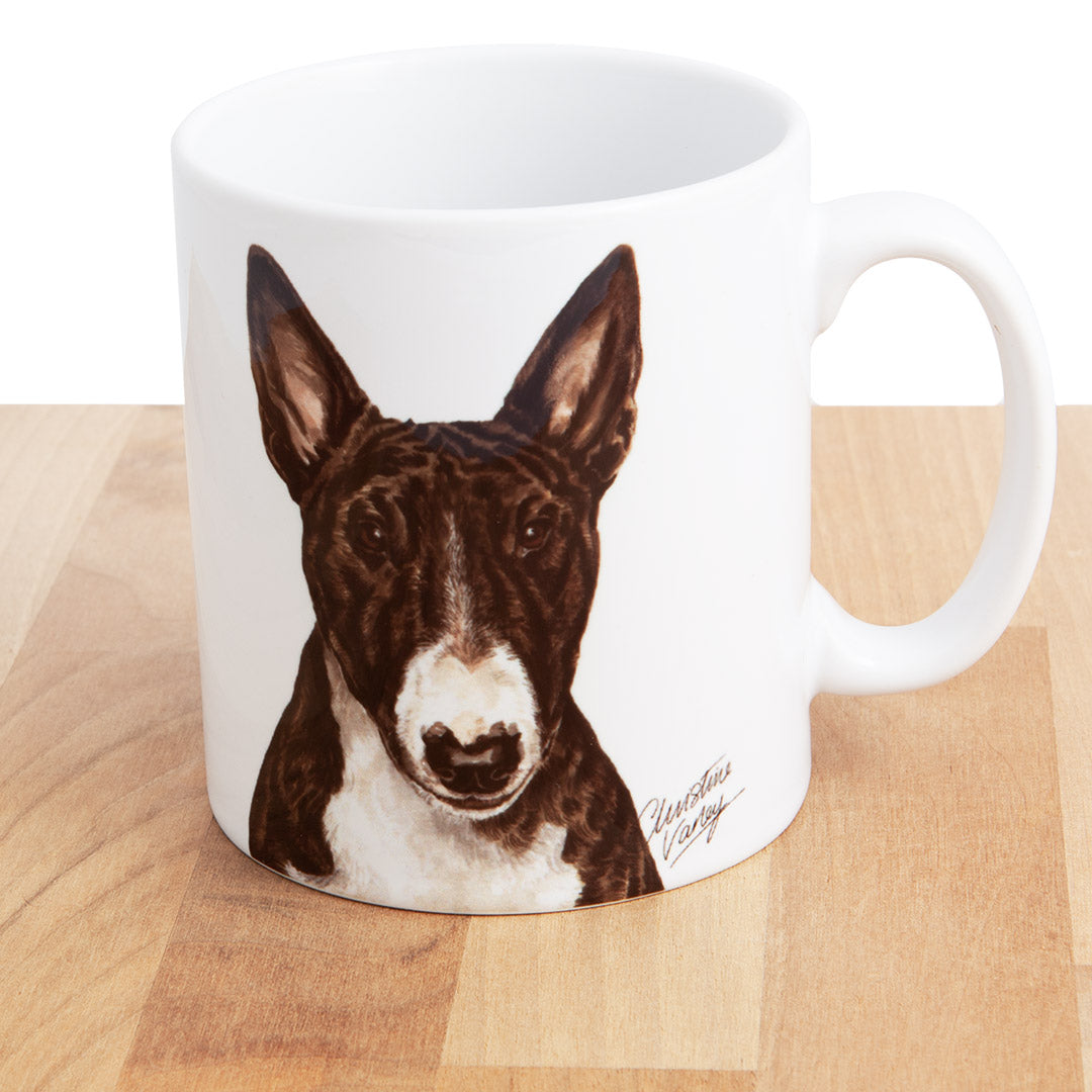 Dog Lover Gifts available at Dog Krazy Gifts - Brindle English Bull Terrier, part of our Christine Varley collection – available at www.dogkrazygifts.co.uk