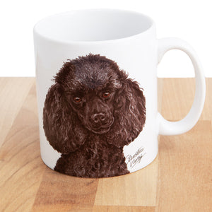 Dog Lover Gifts available at Dog Krazy Gifts - Miniature Poodle Mug and Coaster set, part of our Christine Varley collection – available at www.dogkrazygifts.co.uk