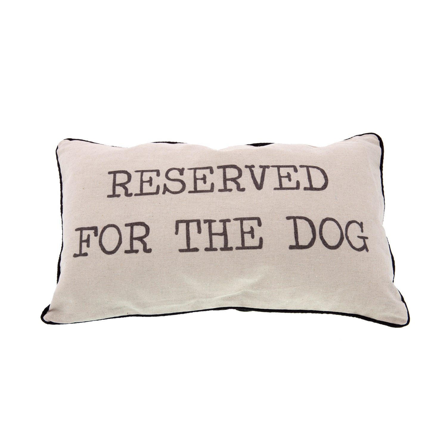 DogKrazyGifts - Reserved For The Dog Cushion- part of the Home Furnishing range available from Dog Krazy Gifts