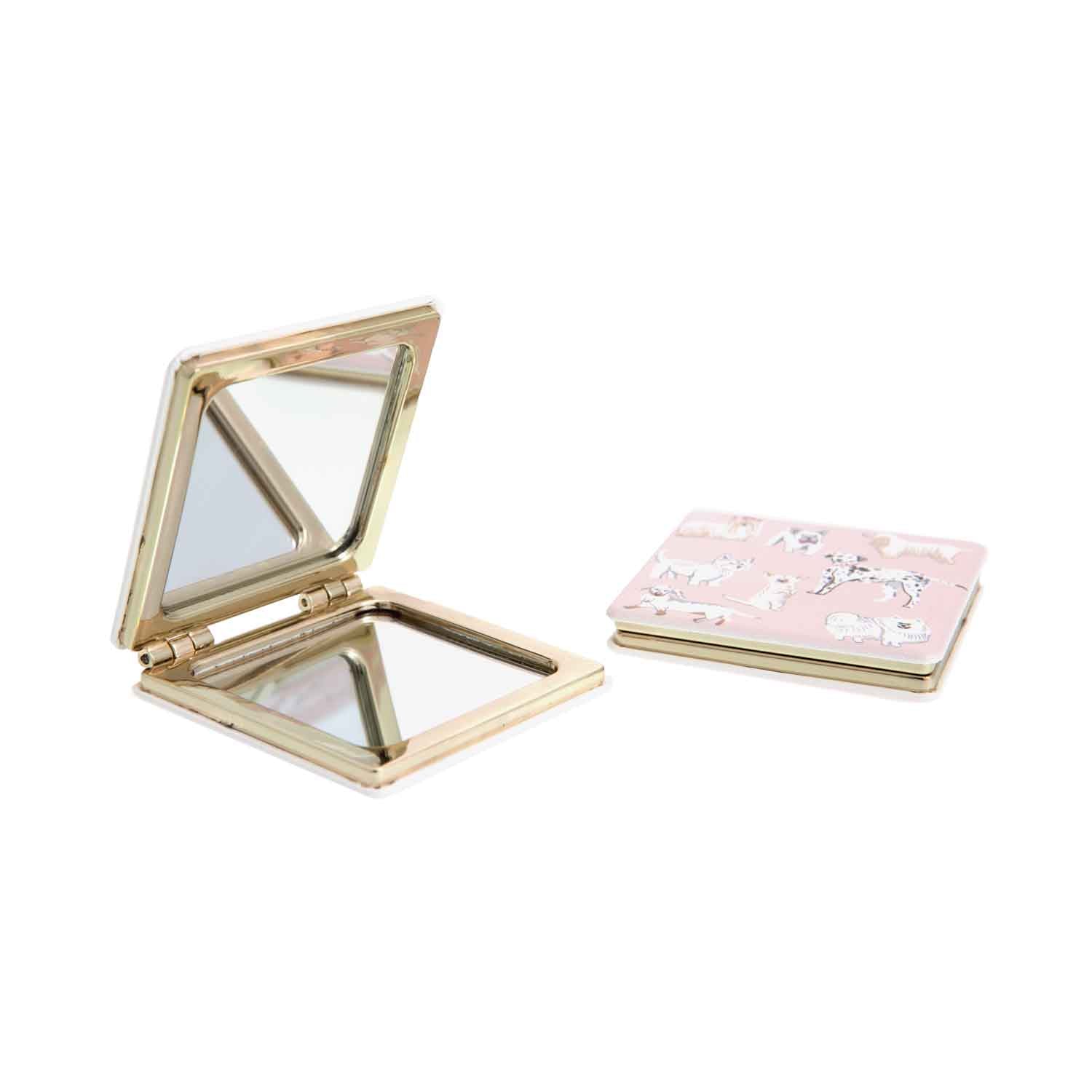 Dog Krazy Gifts - Watercolour Dogs Compact Mirror, part of the Lisa Angel range available from DogKrazyGifts.co.uk