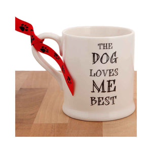 Dog Krazy Gifts - The Dog Loves Me Best Mug part of the Sweet William range available from DogKrazyGifts.co.uk