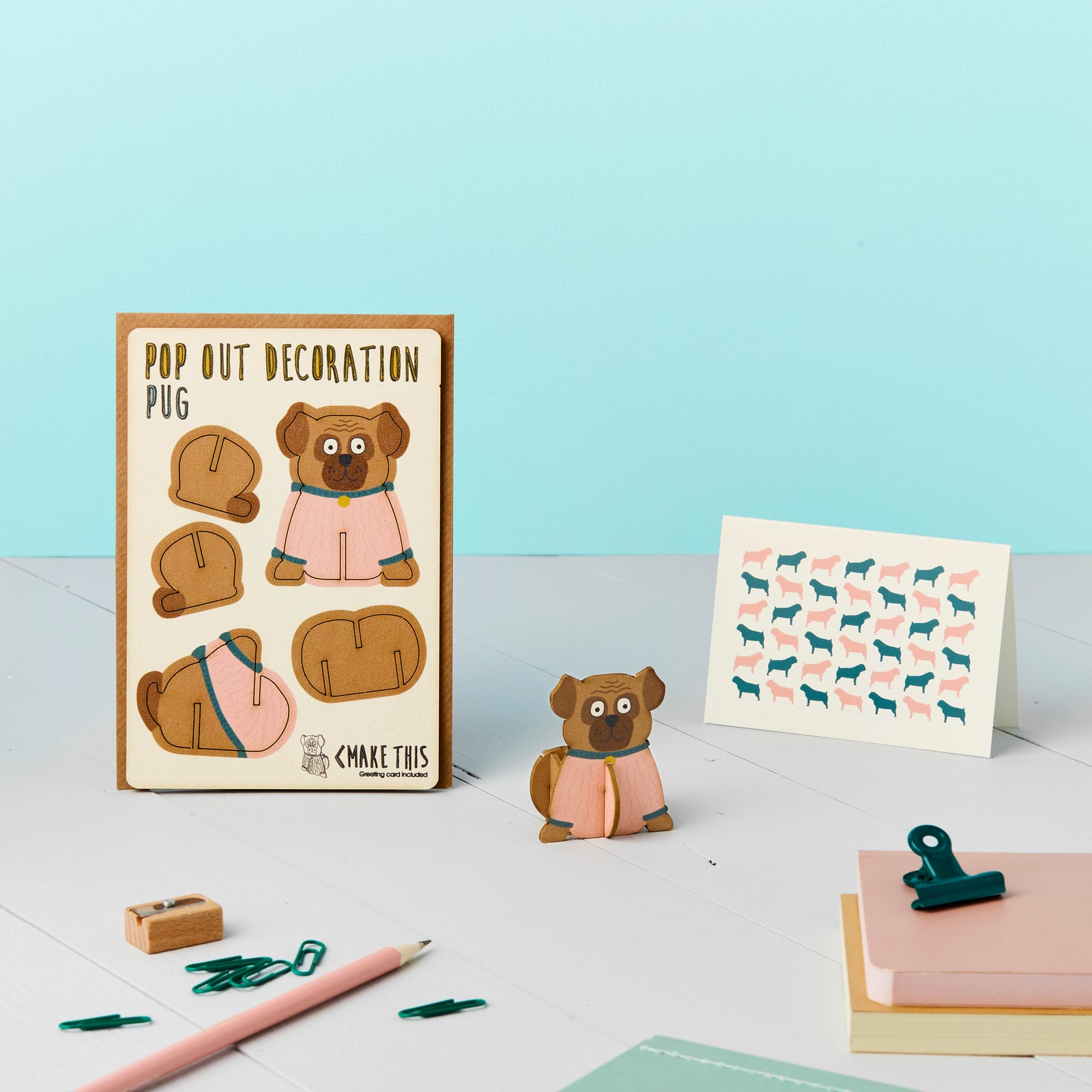 Dog Lover Gifts available at Dog Krazy Gifts – Pop Out Pug Greeting Card, available at www.dogkrazygifts.co.uk