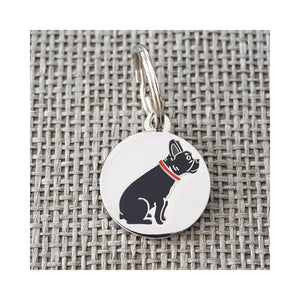 Dog Lover Gifts available at Dog Krazy Gifts - Freddie The French Bulldog Cufflink and Dog Tag Set - part of the Sweet William range available from Dog Krazy Gifts