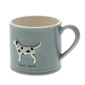 DogKrazy.Gifts – Bailey & Friends shabby chic Spotty Dog – 150ml Dalmatian espresso mug. Part of the Bailey & Friends range of mugs available from Dog Krazy Gifts