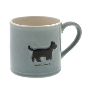 DogKrazy.Gifts – Bailey & Friends shabby chic Scottie Dog – 250ml Scottish Terrier coffee mug. Part of the Bailey & Friends range of mugs and all available from Dog Krazy Gifts