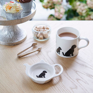 Dog Lover Gifts available at Dog Krazy Gifts - Black Cockapoo Mug - Black Cockapoo Teabag DIsh - part of the Sweet William range of gifts for dog lovers available from Dog Krazy Gifts