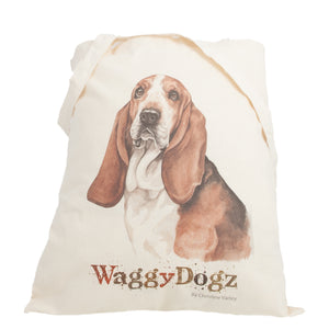Dog Lover Gifts available at Dog Krazy Gifts. Basset Hound Tote Bag, part of our Christine Varley collection – available at www.dogkrazygifts.co.uk