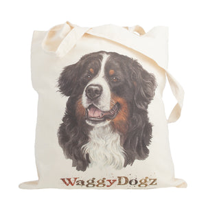 Dog Lover Gifts available at Dog Krazy Gifts. Bernese Mountain Dog Tote Bag, part of our Christine Varley collection – available at www.dogkrazygifts.co.uk