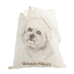Dog Lover Gifts available at Dog Krazy Gifts. Bichon Frise Tote Bag, part of our Christine Varley collection – available at www.dogkrazygifts.co.uk