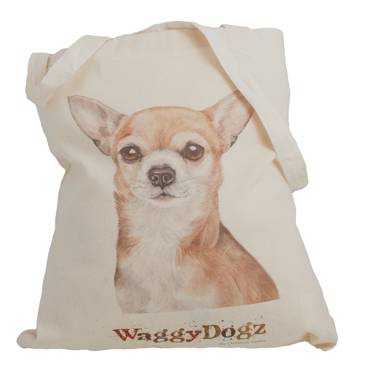 Dog Lover Gifts available at Dog Krazy Gifts. Chihuahua Tote Bag, part of our Christine Varley collection – available at www.dogkrazygifts.co.uk