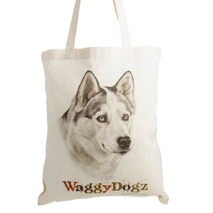 Dog Lover Gifts available at Dog Krazy Gifts. Husky Tote Bag, part of our Christine Varley collection – available at www.dogkrazygifts.co.uk