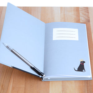 Dog Lover Gifts available at Dog Krazy Gifts - William The Black Labrador A5 Notepad - part of the Sweet William range available from DogKrazyGifts.co.uk