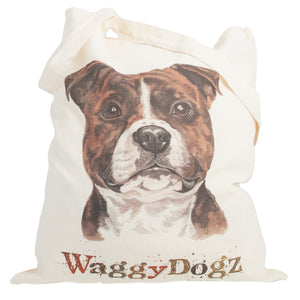 Dog Lover Gifts available at Dog Krazy Gifts. Staffie Tote Bag, part of our Christine Varley collection – available at www.dogkrazygifts.co.uk