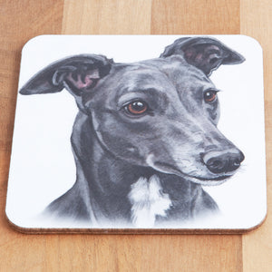 Dog Lover Gifts available at Dog Krazy Gifts - Blue Grey Hound Mug and Coaster set, part of our Christine Varley collection – available at www.dogkrazygifts.co.uk