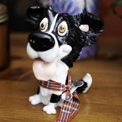Arora Little Paws Schlüsselanhänger Border Collie – Mit Pfotenabdruck Und Anhängern, Mehrfarbig