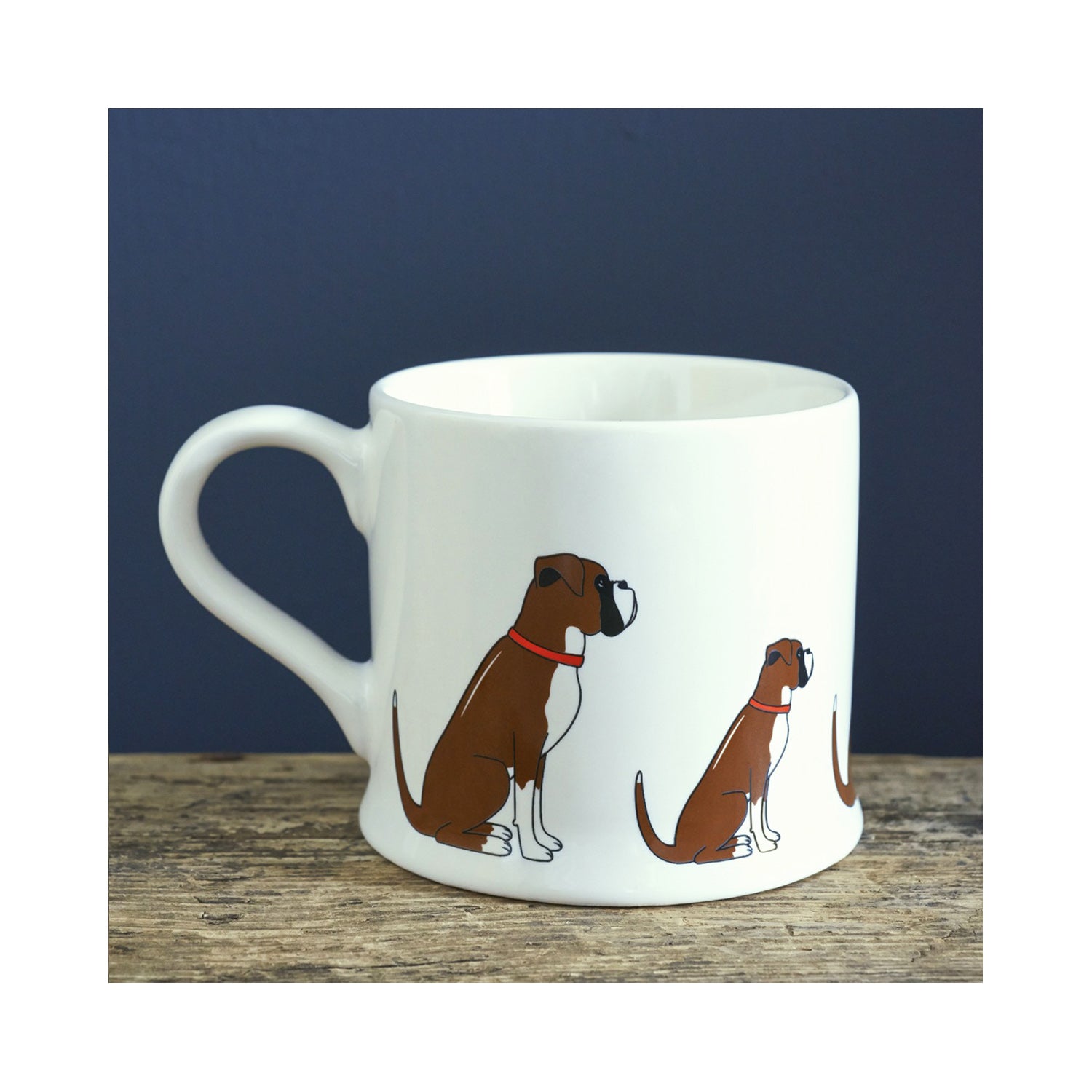 Dog Lover Gifts available at Dog Krazy Gifts - Archie The Boxer Dog Mug - part of the Sweet William range available from Dog Krazy Gifts