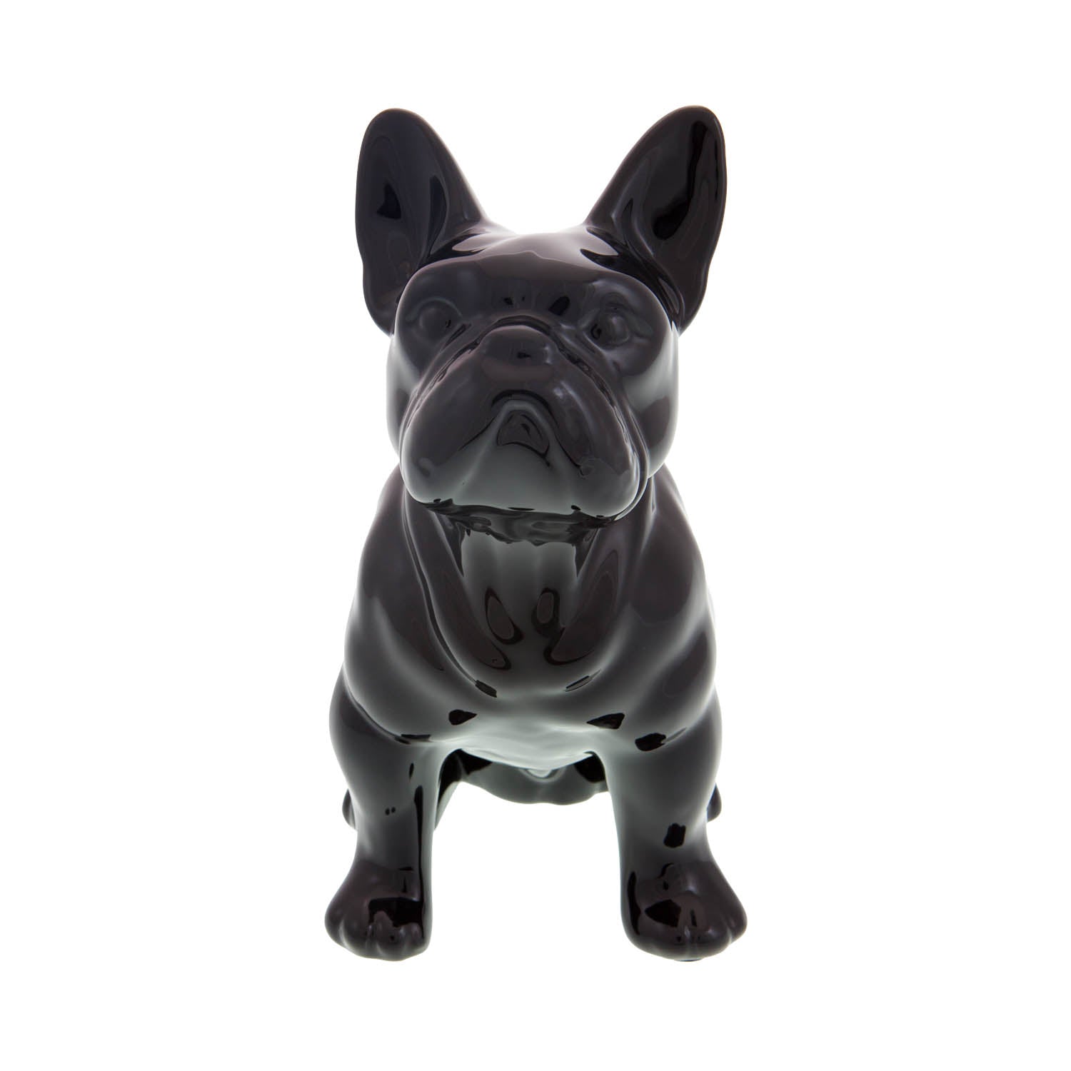 Dog Krazy Gifts – Black French Bulldog Money Box – High gloss ceramic part of the French Bulldog Range available from DogKrazyGifts.co.uk