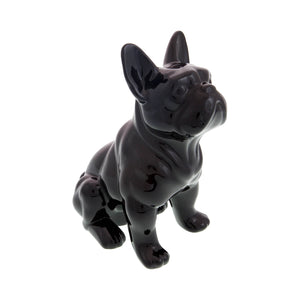 Dog Krazy Gifts – Black French Bulldog Money Box – High gloss ceramic part of the French Bulldog Range available from DogKrazyGifts.co.uk