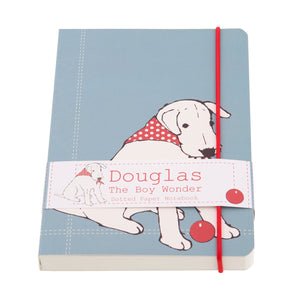 DogKrazyGifts - Douglas The Boy Wonder A5 notebook - part of the Little Dog Range available from Dog Krazy Gifts