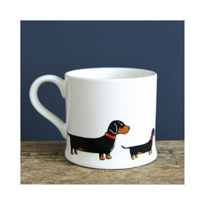 Dog Lover Gifts available at Dog Krazy Gifts - Florence The Dachshund Mug - part of the Sweet William range available from Dog Krazy Gifts