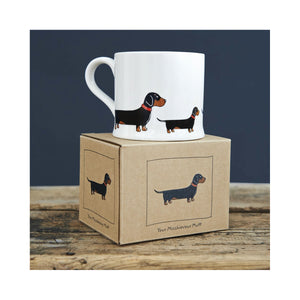 Dog Lover Gifts available at Dog Krazy Gifts - Florence The Dachshund Mug - part of the Sweet William range available from Dog Krazy Gifts