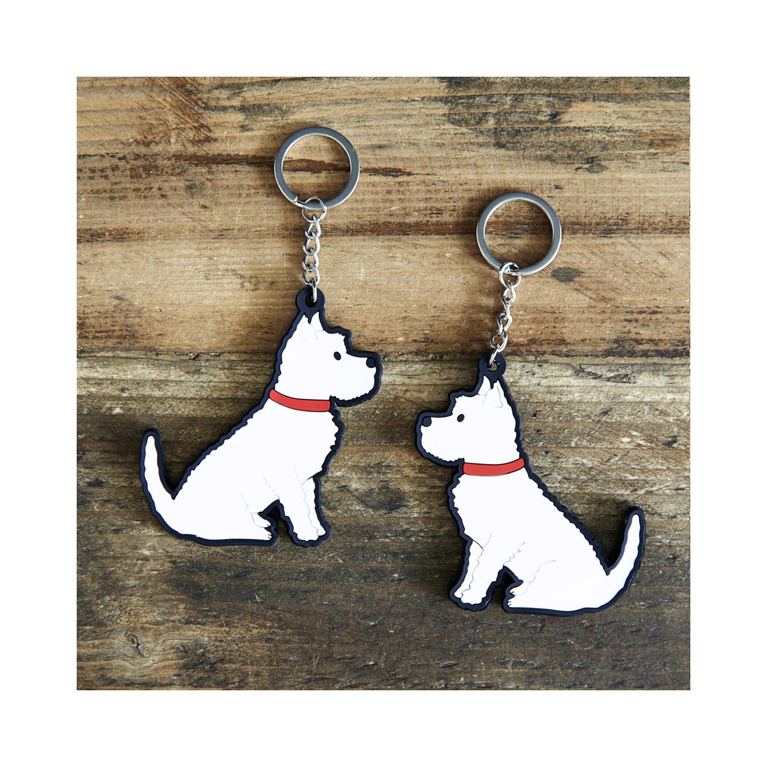 Dog Lover Gifts available at Dog Krazy Gifts - Frank the West Highland Terrier Keyring - part of the Sweet William range available from Dog Krazy Gifts