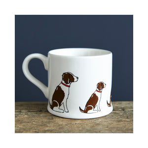 Dog Lover Gifts available at Dog Krazy Gifts - Gaby the Liver & White Springer Spaniel Mug - part of the Sweet William range available from Dog Krazy Gifts