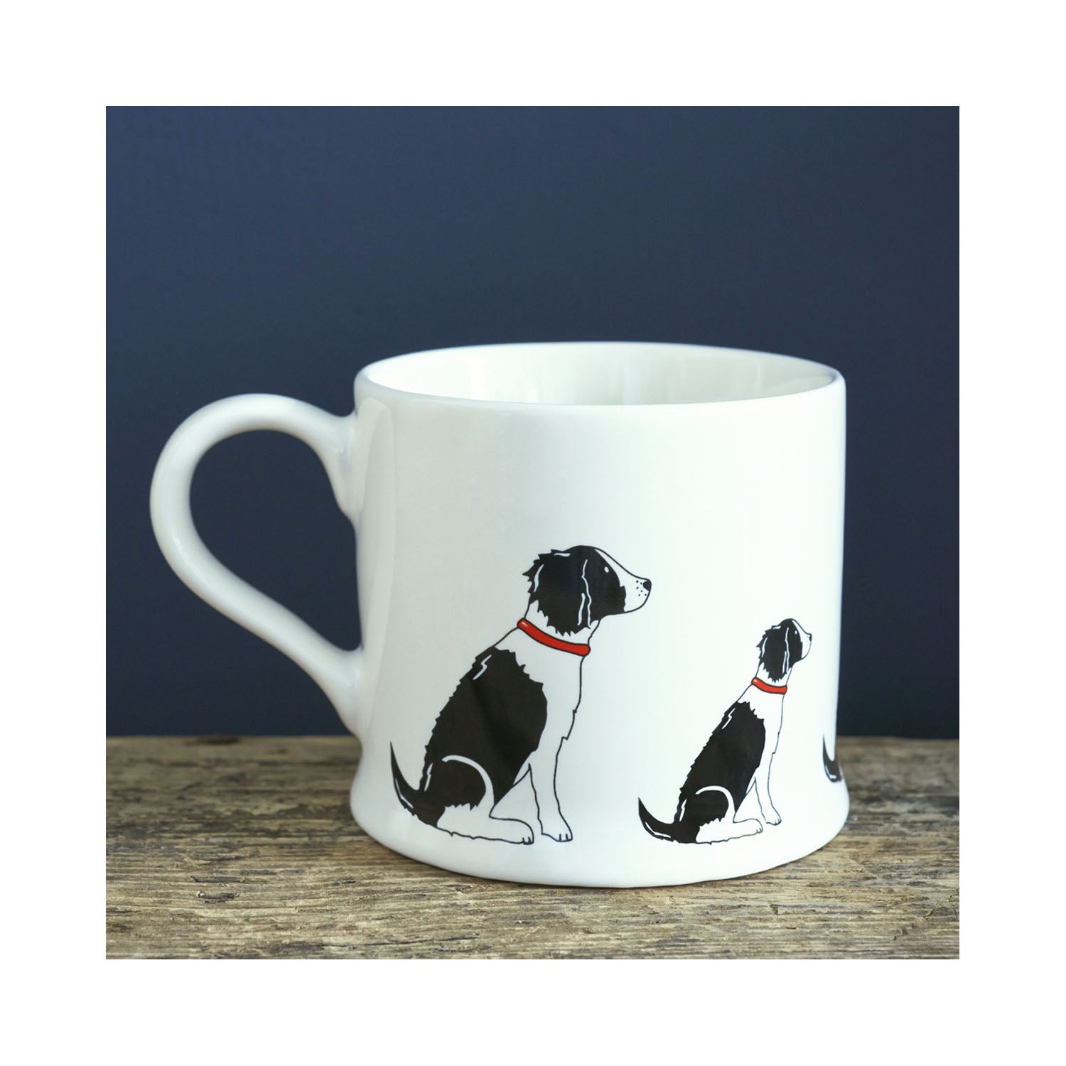 Dog Lover Gifts available at Dog Krazy Gifts - George The Black and White Springer Spaniel Mug - part of the Sweet William range of gifts for dog lovers available from Dog Krazy Gifts