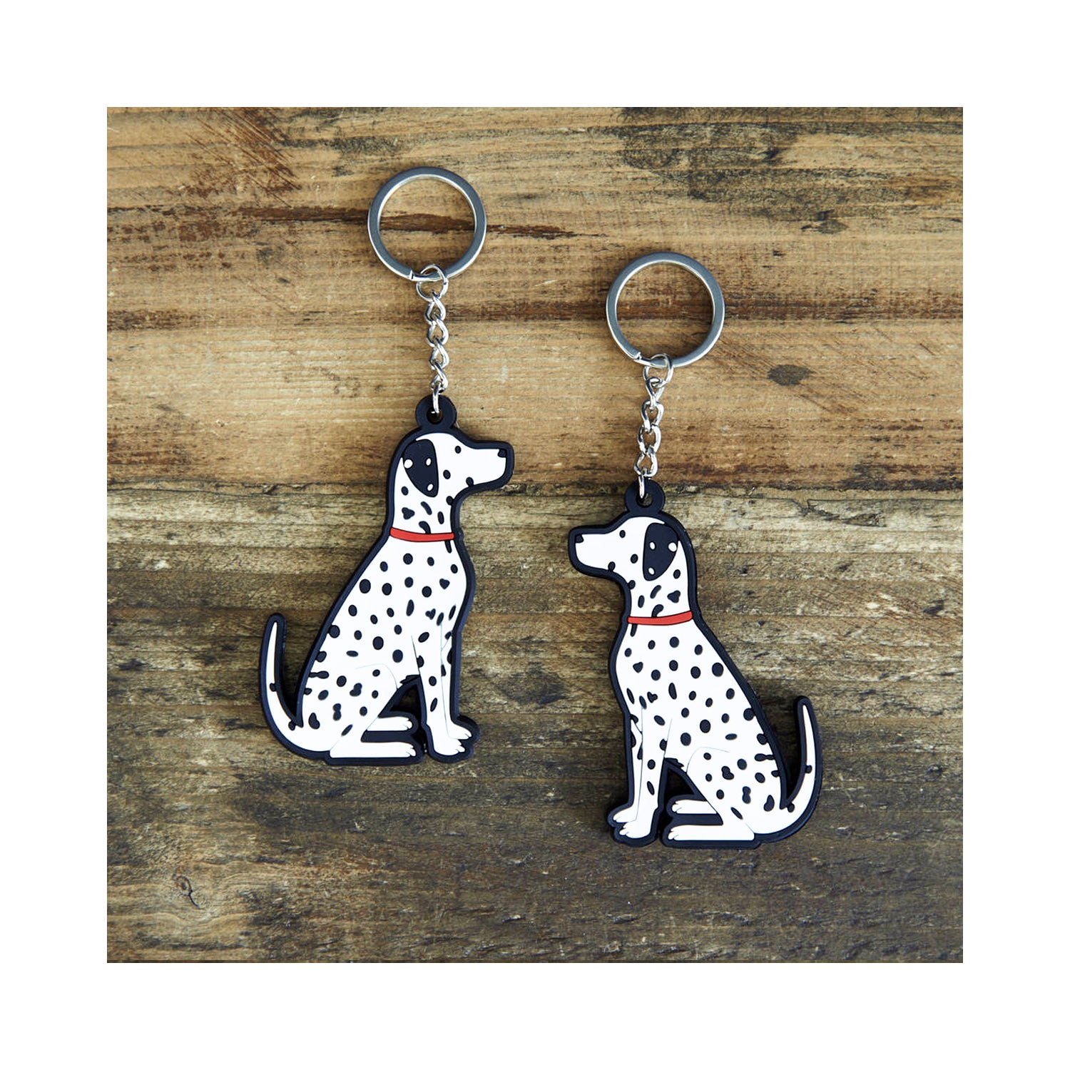 Dog Lover Gifts available at Dog Krazy Gifts - Hector The Dalmatian Keyring - part of the Sweet William range available from Dog Krazy Gifts