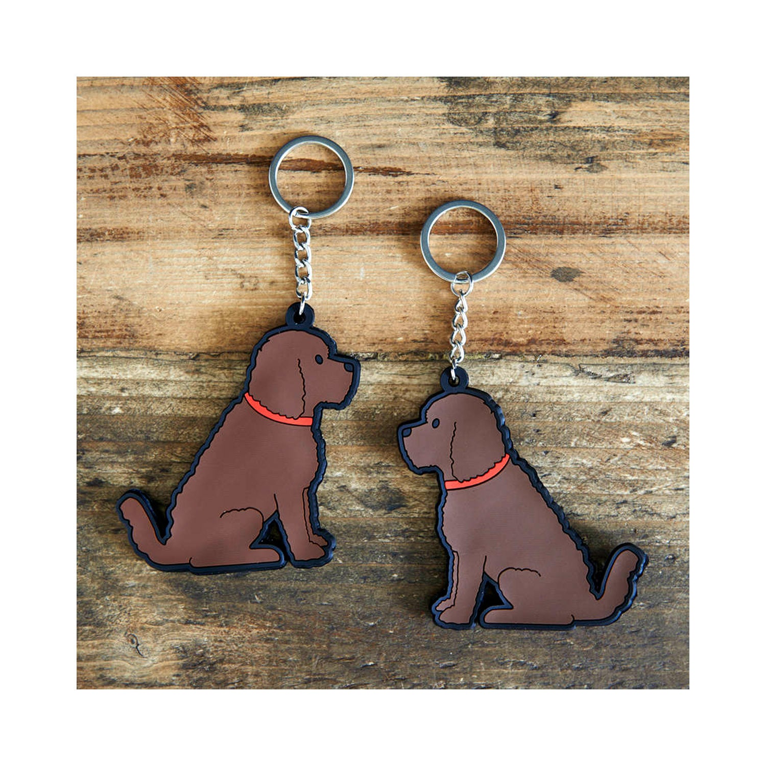 Dog Lover Gifts available at Dog Krazy Gifts - Herbie The Cockerpoo Keyring - part of the Sweet William range available from Dog Krazy Gifts