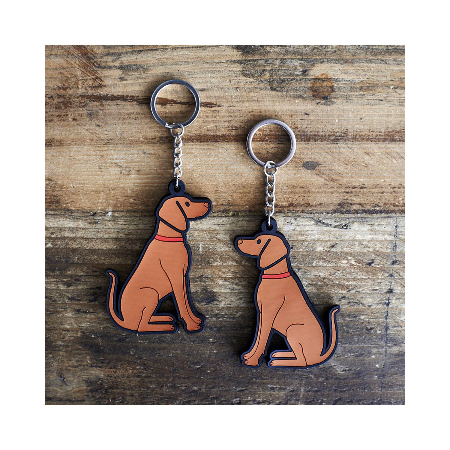 Dog Lover Gifts available at Dog Krazy Gifts - Joe The Vizsla Keyring - part of the Sweet William range available from Dog Krazy Gifts