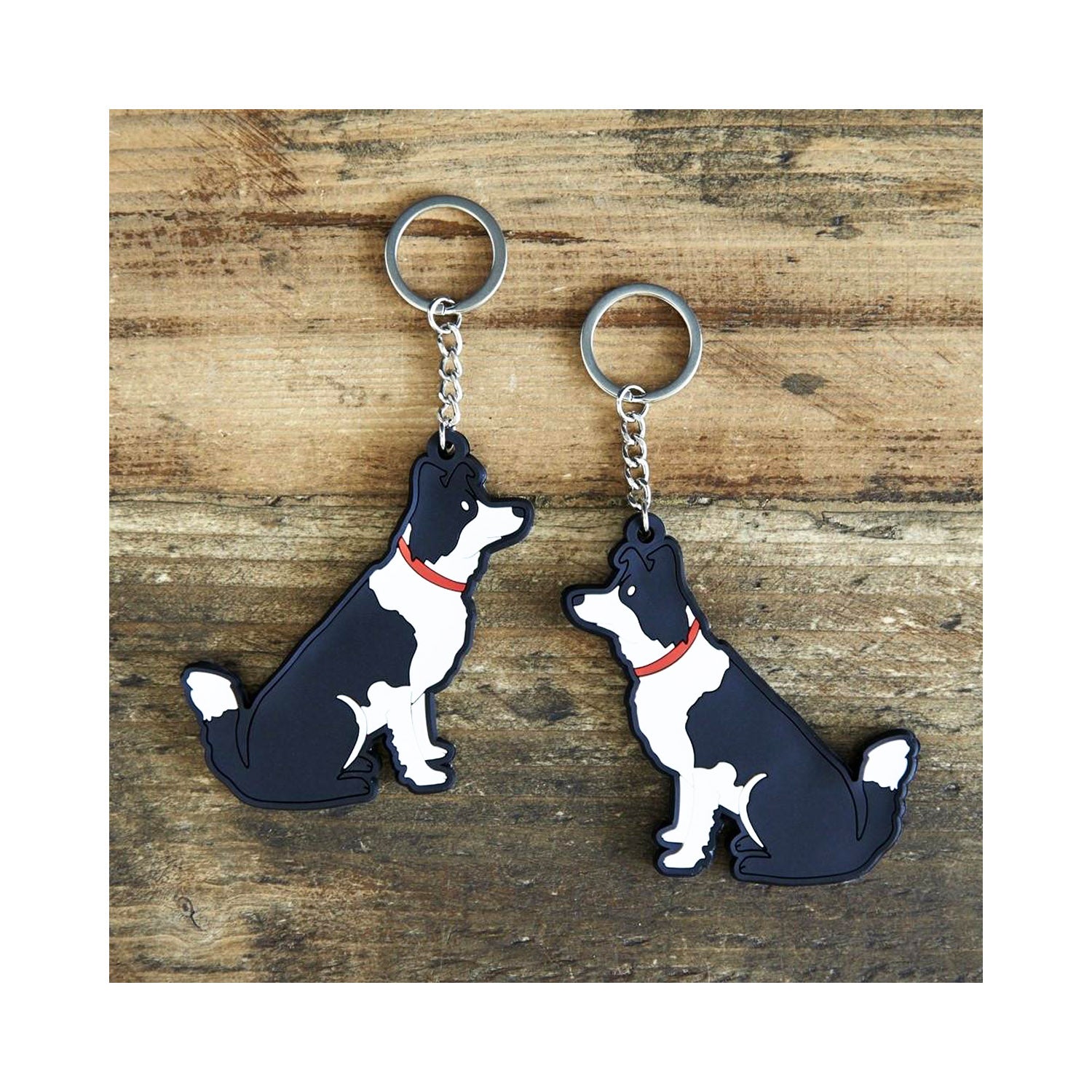 Dog Lover Gifts available at Dog Krazy Gifts - Lola The Border Collie Keyring - part of the Sweet William range available from Dog Krazy Gifts