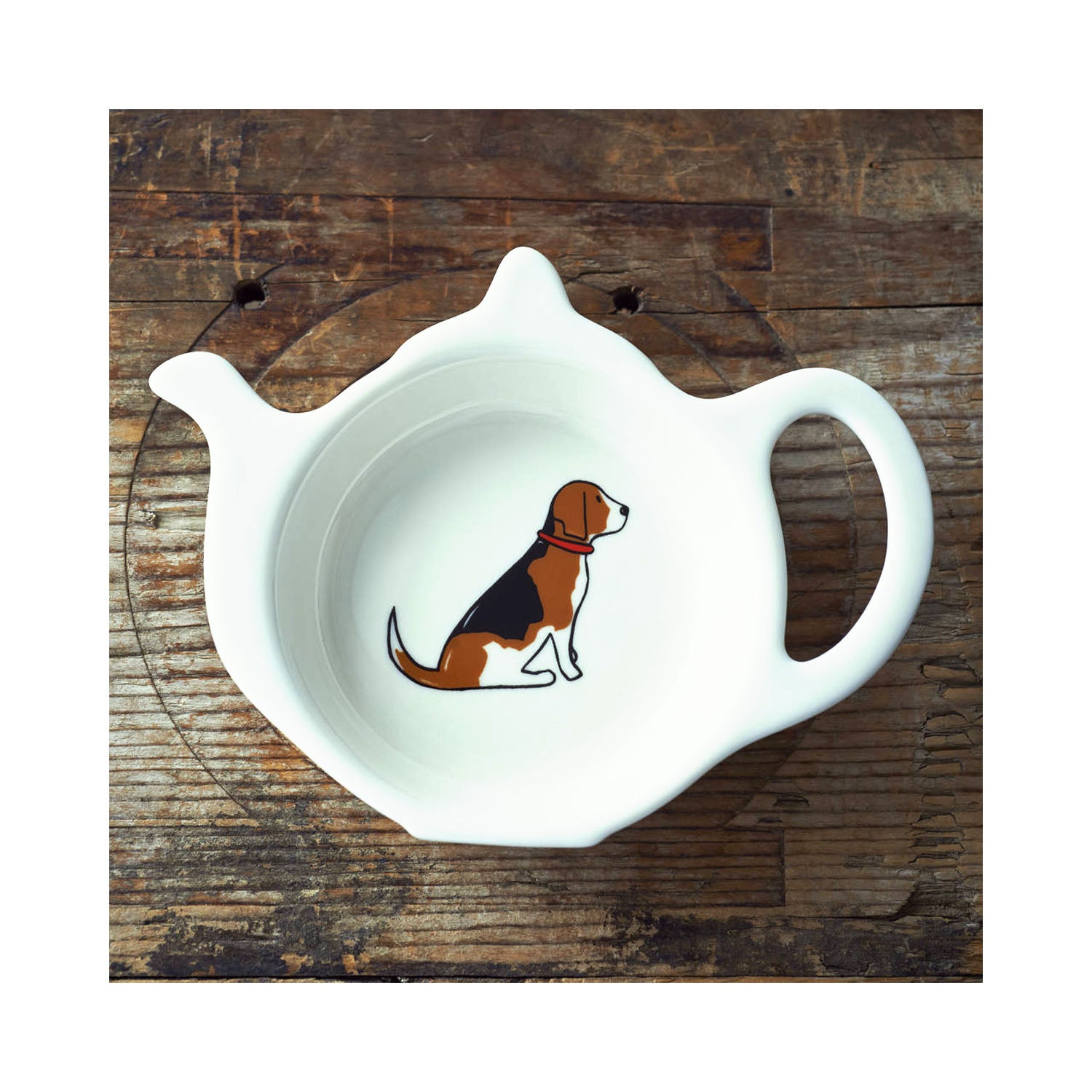 Dog Lover Gifts available at Dog Krazy Gifts - Rupert The Beagle Teabag Dish - part of the Sweet William range available from www.DogKrazyGifts.co.uk