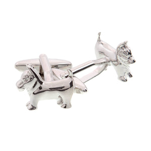 Dog Krazy Gifts - Westie Cufflinks, part of the range of West Highland Terrier themed gifts available from DogKrazyGifts.co.uk