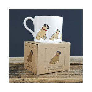 Dog Lover Gifts available at Dog Krazy Gifts - Winston The Pug Mug - part of the Sweet William range available from Dog Krazy Gifts
