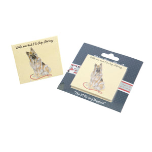 DogKrazyGifts - Louis – Walk me and I’ll stop starring magnet, part of the German Shepherd Dog range from Dog Krazy Gifts