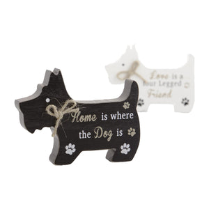 Dog Lover Gifts available at Dog Krazy Gifts – Scottie Dog Standing Dog Sign, Home is Where the Dog is, Just Part Of Our Collection Of Signs Available At www.dogkrazygifts.co.uk
