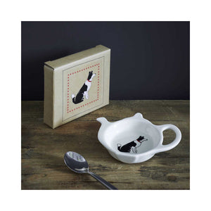 Dog Lover Gifts available at Dog Krazy Gifts  - Lola the Border Collie Teabag Dish - part of the Sweet William range available from www.DogKrazyGifts.co.uk