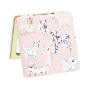 Dog Krazy Gifts - Watercolour Dogs Compact Mirror, part of the Lisa Angel range available from DogKrazyGifts.co.uk