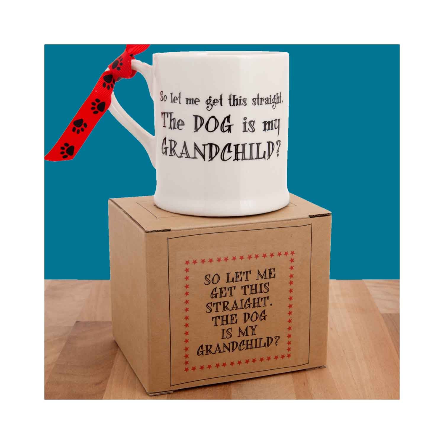 Dog Krazy Gifts - Dog Is My Grandchild Mug part of the Sweet William range available from DogKrazyGifts.co.uk