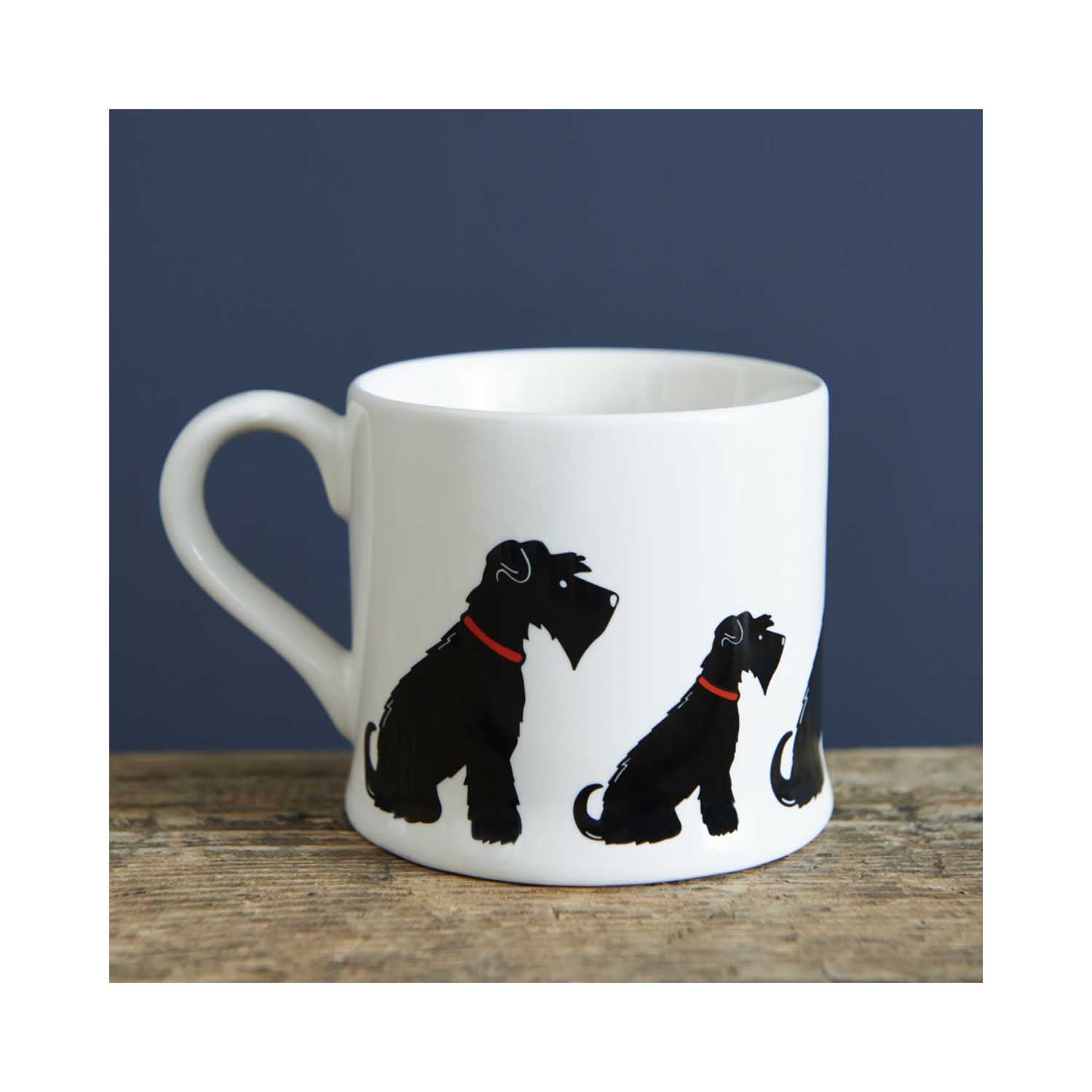 Dog Lover Gifts available at Dog Krazy Gifts - Ernie the Black Schnauzer Mug - part of the Sweet William range available from www.DogKrazyGifts.co.uk