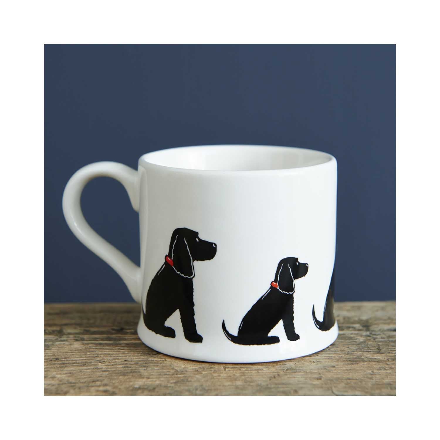 Dog Lover Gifts available at Dog Krazy Gifts - Hugo the Black Cocker Spaniel Mug - part of the Sweet William range available from www.DogKrazyGifts.co.uk