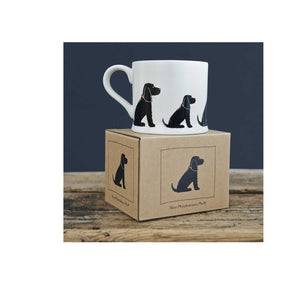 Dog Lover Gifts available at Dog Krazy Gifts - Hugo the Black Cocker Spaniel Mug - part of the Sweet William range available from www.DogKrazyGifts.co.uk