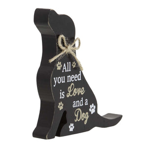 Dog Lover Gifts available at Dog Krazy Gifts – Labrador Standing Dog Sign, All you Need is Love and A Dog, Just Part Of Our Collection Of Signs Available At www.dogkrazygifts.co.uk