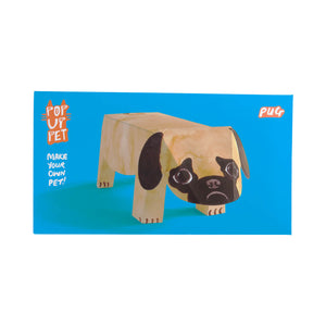 Dog Krazy Gifts - Pug Pop Up Pet, part of the range of Pug themed gifts available from DogKrazyGifts.co.uk