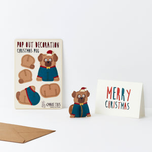Dog Lover Gifts available at Dog Krazy Gifts – Pop Out Pug Christmas Card, available at www.dogkrazygifts.co.uk