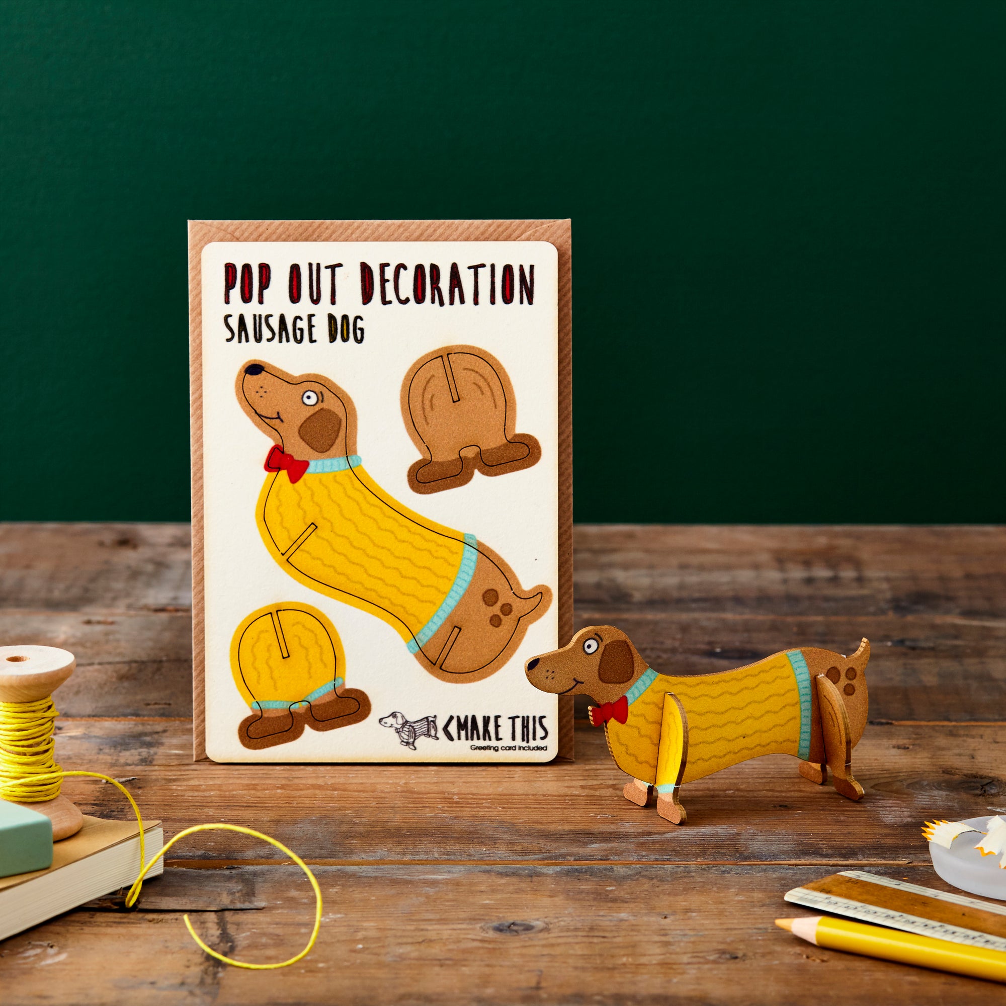 Dog Lover Gifts available at Dog Krazy Gifts – Pop Out Sausage Dog Greeting Card, available at www.dogkrazygifts.co.uk