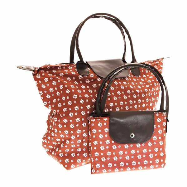 Dog Lover Gifts available at Dog Krazy Gifts – Paw Print Travel Bag - Red, available at www.dogkrazygifts.co.uk