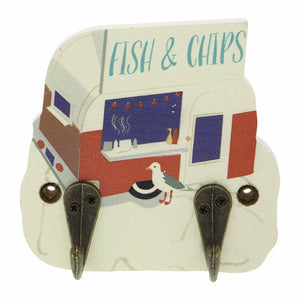 Dog Lover Gifts available at Dog Krazy Gifts – Jill White Rocket68 Ahoy Fish and Chip Van Hook Part Of The Set of 4 available at www.dogkrazygifts.co.uk